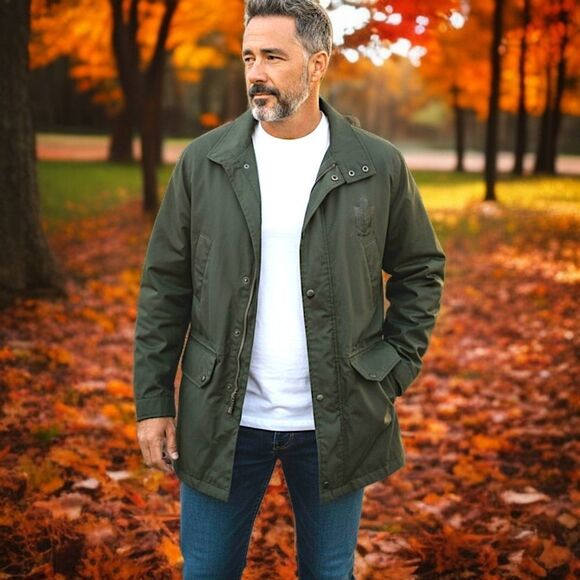 Carhartt Prof Tech Coat XL Mens Netherlands Green Quilted Chore Utility Barn Vtg - Picture 1 of 16